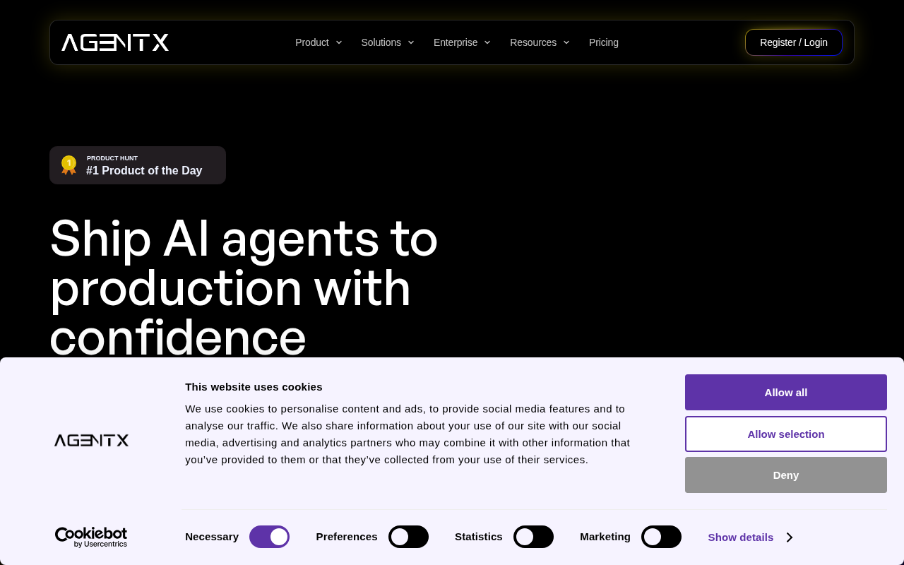 Інтерфейс AgentX