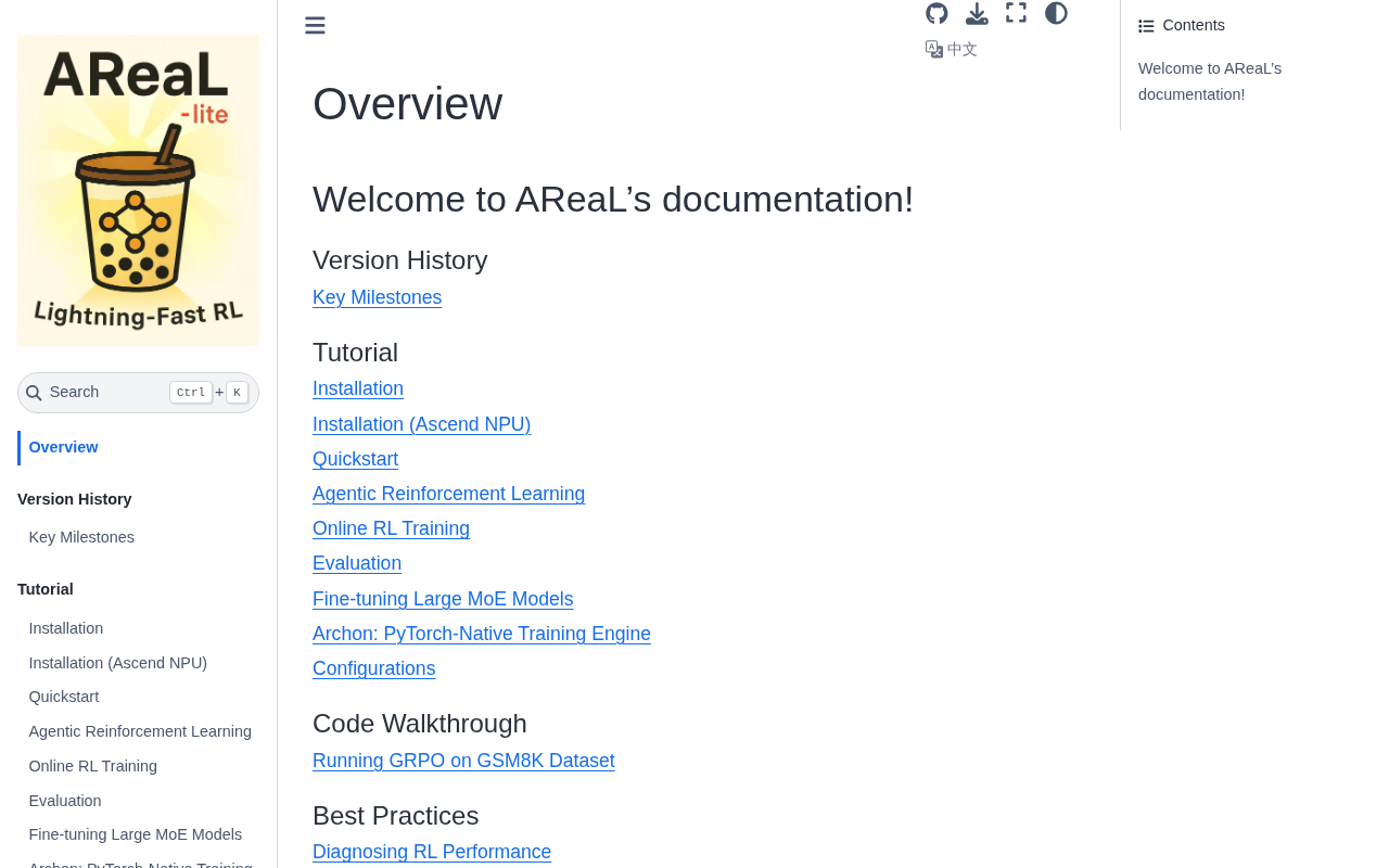 Інтерфейс AReaL