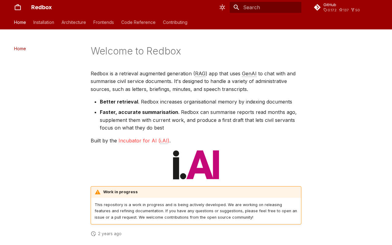 Інтерфейс redbox