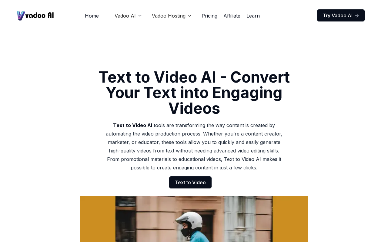 Інтерфейс Text-To-Video-AI